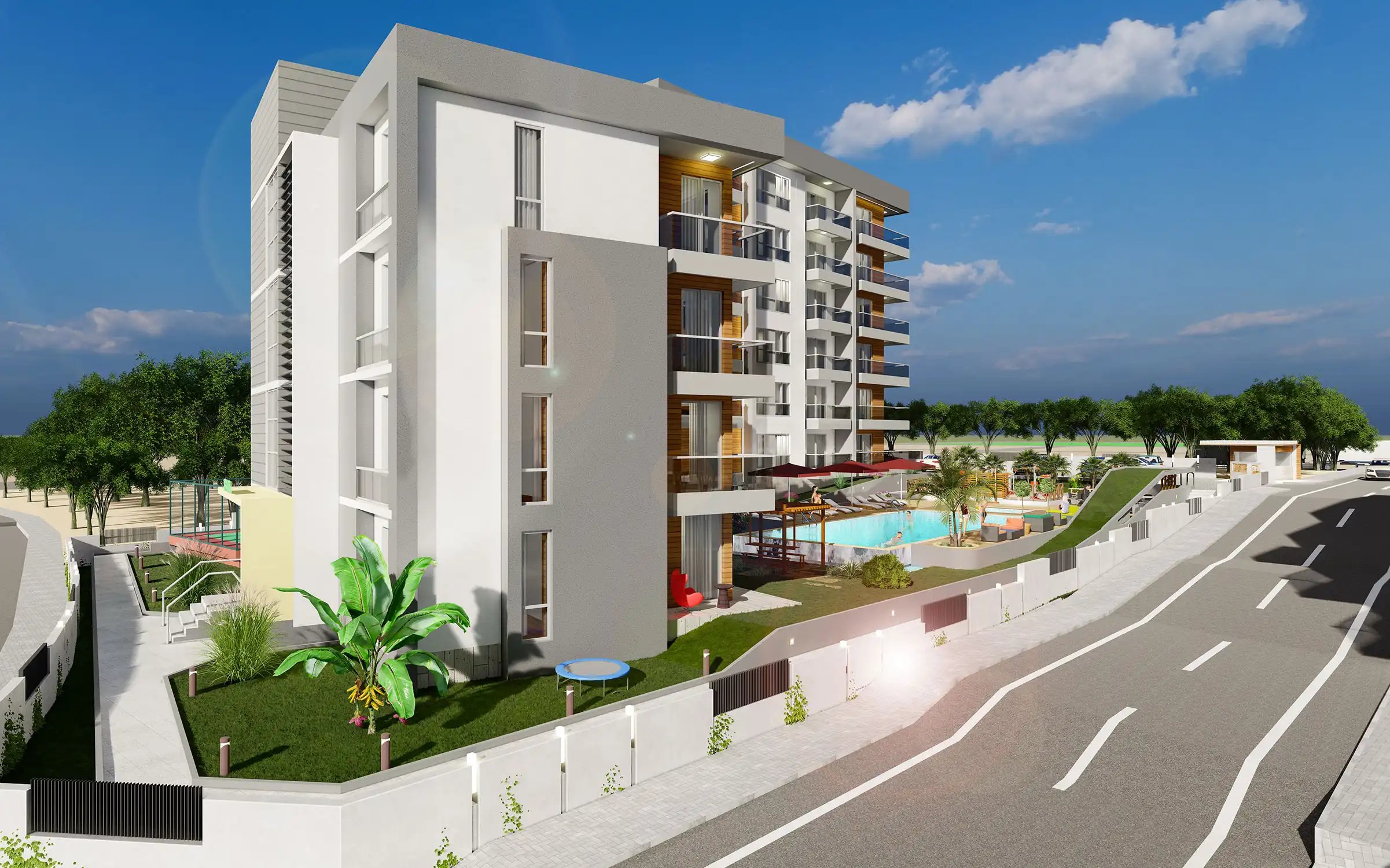 Изображение Готовые квартиры в комплексе с инфраструктурой, район Алтынташ